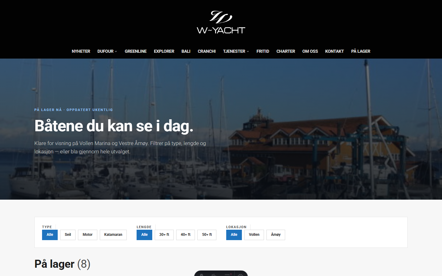 Forhåndsvisning av Live marketplace-designet